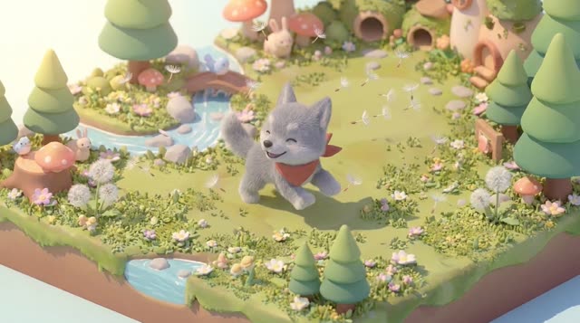 Scene 9 - Le Loup Content