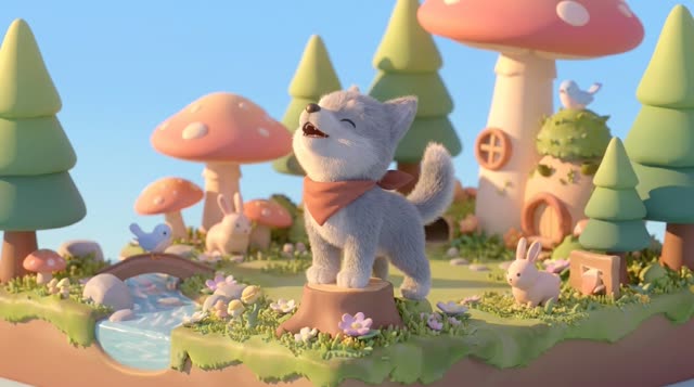 Scene 10 - Le Loup Content