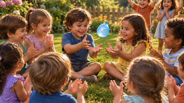 Scene 7 - Balloon splash game