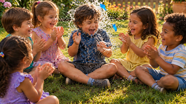 Scene 8 - Balloon splash game