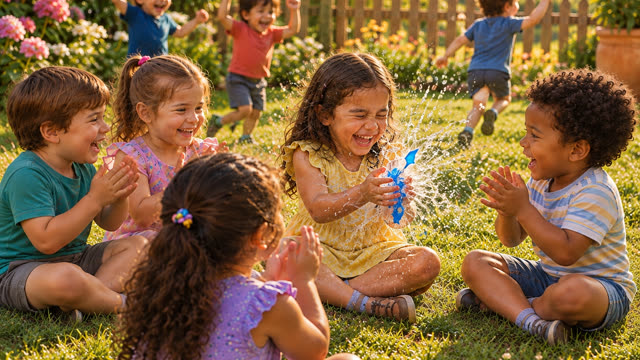 Scene 10 - Balloon splash game