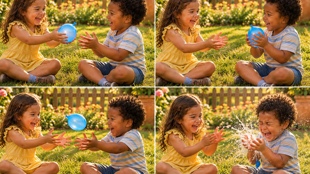 Scene 15 - Balloon splash game