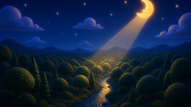 Scene 18 - Sleepy Little Moonbeam