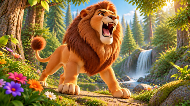 Scene 8 - The lion and the mouse