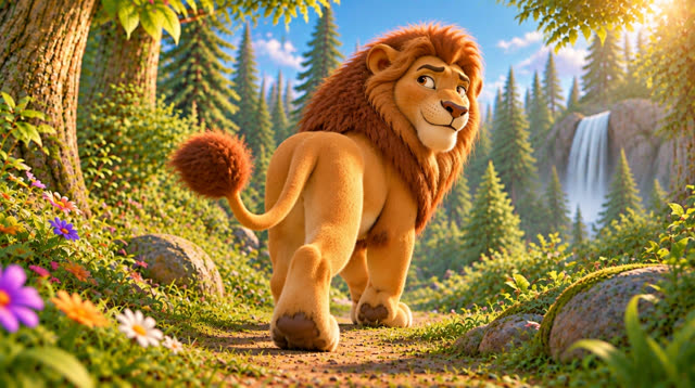 Scene 16 - The lion and the mouse