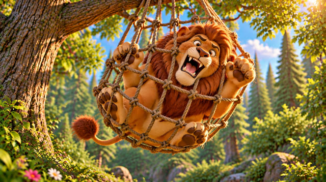 Scene 18 - The lion and the mouse