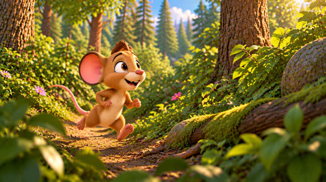 Scene 22 - The lion and the mouse