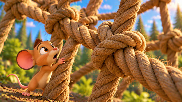 Scene 24 - The lion and the mouse