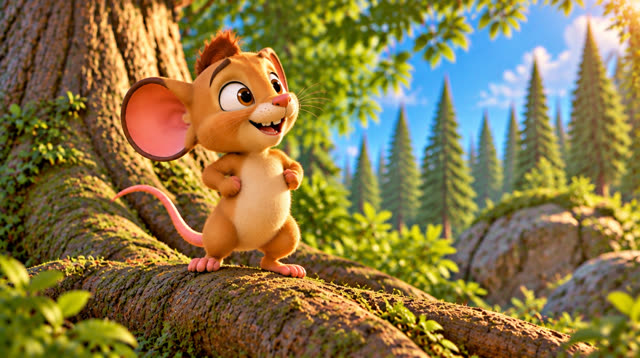 Scene 30 - The lion and the mouse
