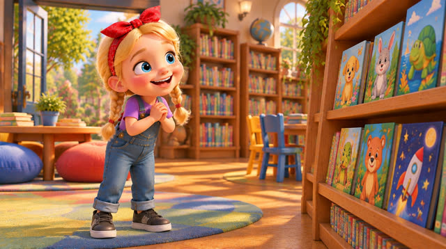 Scene 9 - Phoebe & Phoenix Visit the Library! – Episode 1