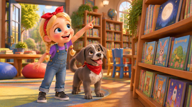 Scene 10 - Phoebe & Phoenix Visit the Library! – Episode 1
