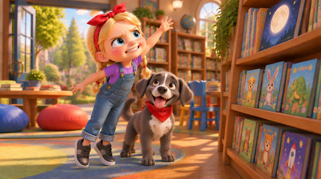 Scene 12 - Phoebe & Phoenix Visit the Library! – Episode 1