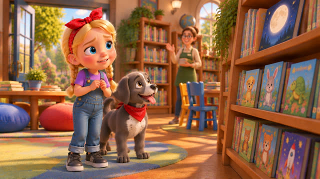Scene 14 - Phoebe & Phoenix Visit the Library! – Episode 1