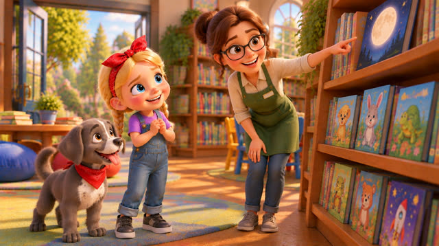 Scene 17 - Phoebe & Phoenix Visit the Library! – Episode 1