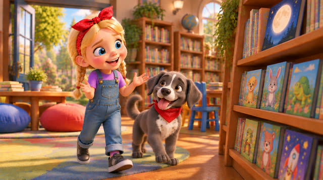 Scene 18 - Phoebe & Phoenix Visit the Library! – Episode 1