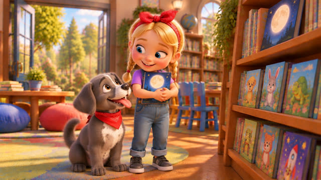 Scene 21 - Phoebe & Phoenix Visit the Library! – Episode 1
