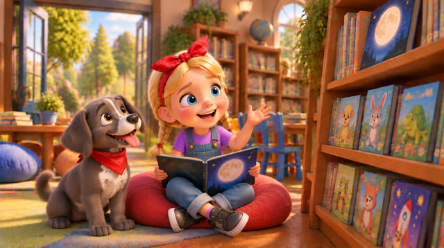Scene 23 - Phoebe & Phoenix Visit the Library! – Episode 1