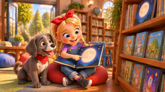 Scene 24 - Phoebe & Phoenix Visit the Library! – Episode 1