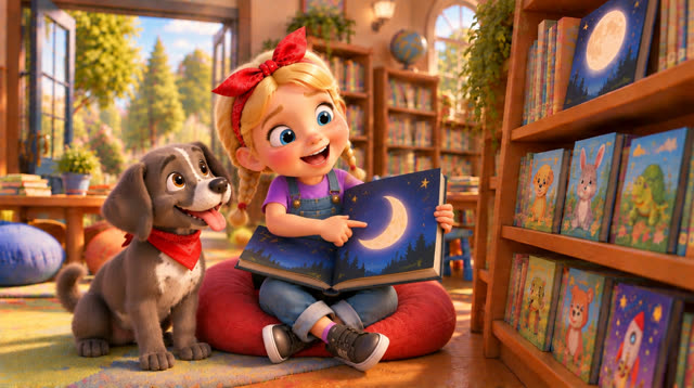 Scene 25 - Phoebe & Phoenix Visit the Library! – Episode 1