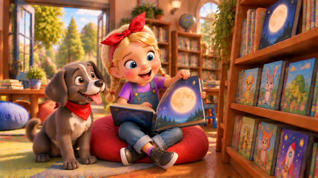 Scene 30 - Phoebe & Phoenix Visit the Library! – Episode 1