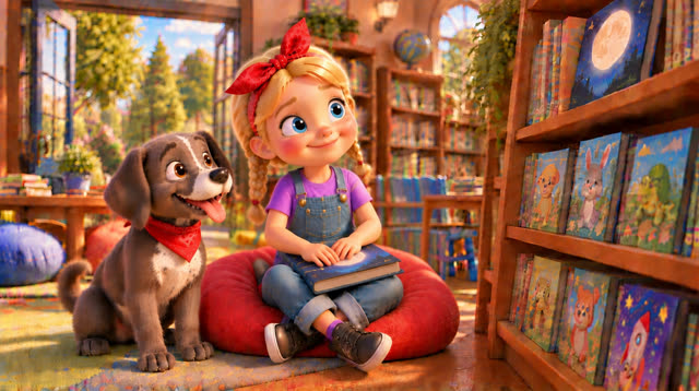 Scene 41 - Phoebe & Phoenix Visit the Library! – Episode 1