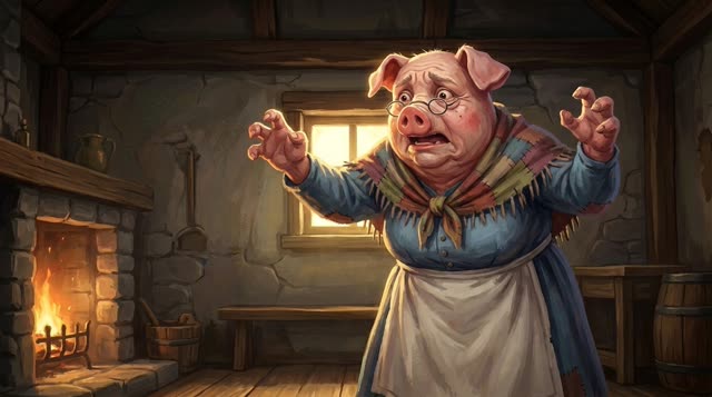 Scene 6 - Les Trois Petits Cochons