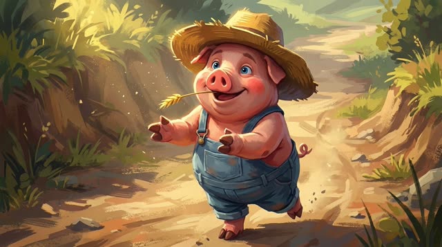 Scene 11 - Les Trois Petits Cochons