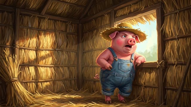 Scene 26 - Les Trois Petits Cochons
