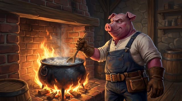 Scene 50 - Les Trois Petits Cochons