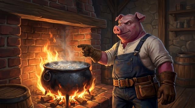 Scene 51 - Les Trois Petits Cochons