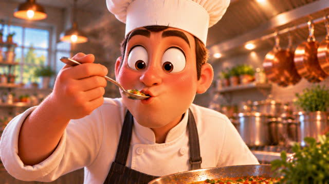 Scene 24 - The Turkey Chef's First Big Cooking Challenge!