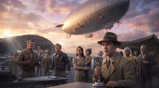 Scene 30 - Le Hindenburg