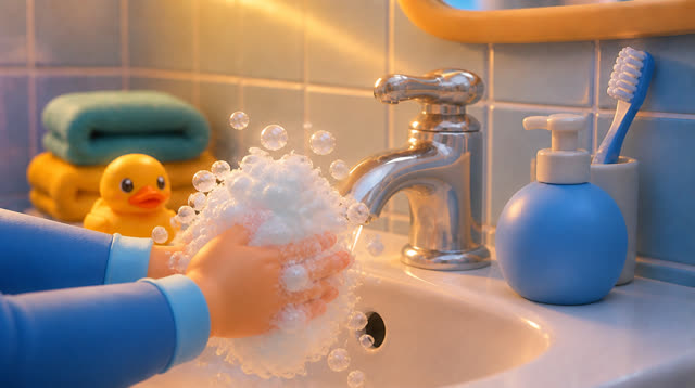 Scene 7 - Wash, Wash, Wash Your Hands!