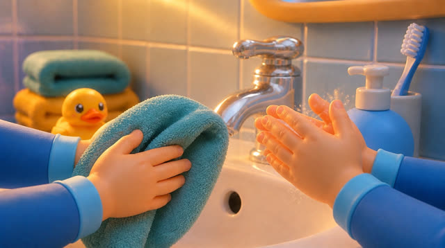 Scene 9 - Wash, Wash, Wash Your Hands!