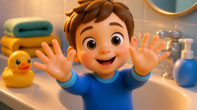 Scene 15 - Wash, Wash, Wash Your Hands!