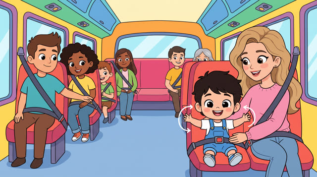 Scene 1 - Wheels go round and round