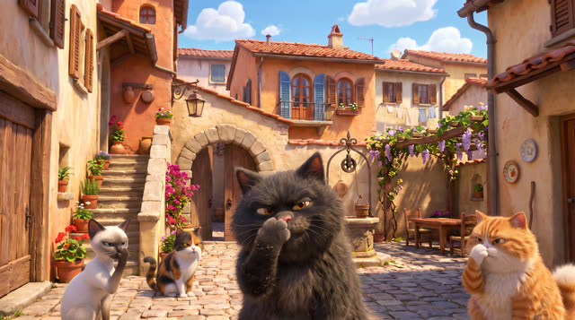 Scene 9 - Il Gattone