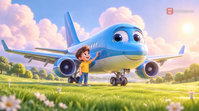 Scene 2 - The Little Blue Plane