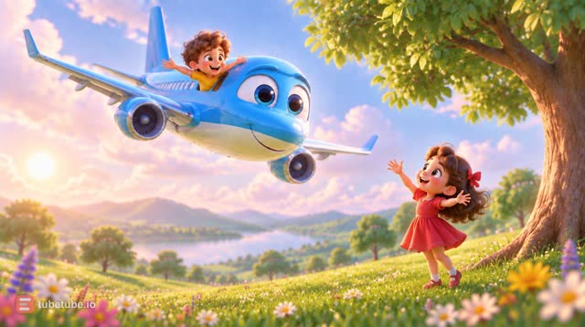 Scene 9 - The Little Blue Plane