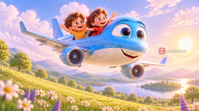 Scene 18 - The Little Blue Plane