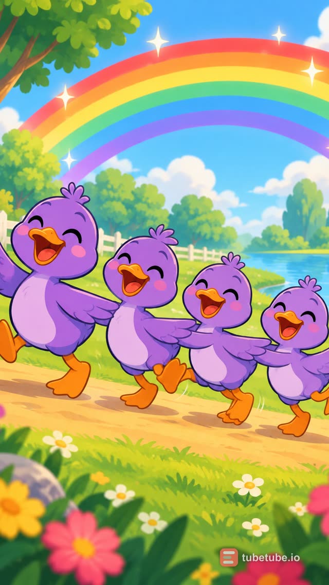 Scene 12 - Five Little Ducks Find Their Colours