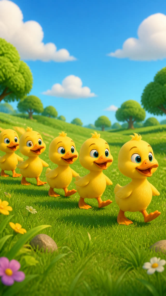 Scene 1 - Five Little Ducks Went Swimming