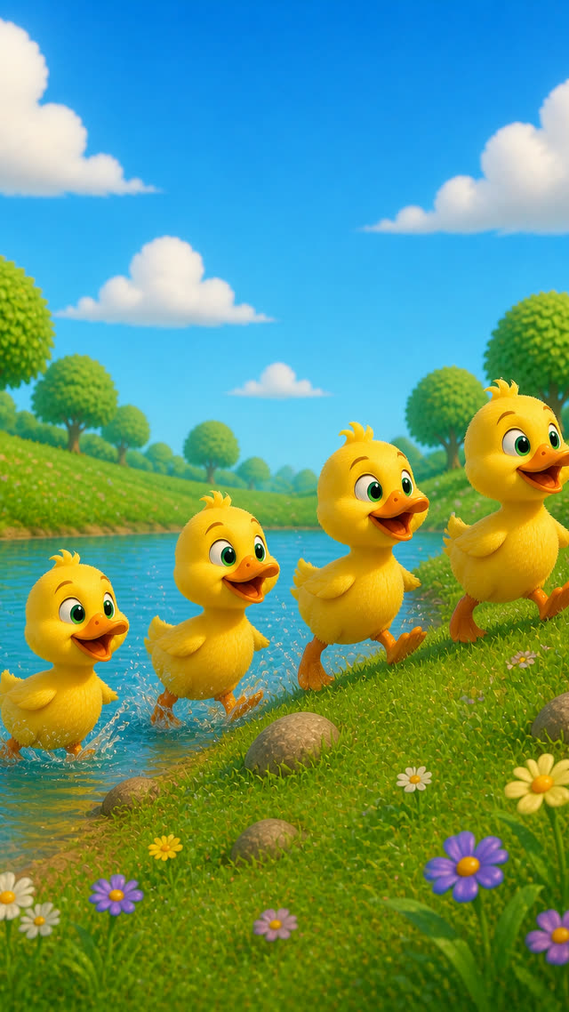 Scene 7 - Five Little Ducks Went Swimming