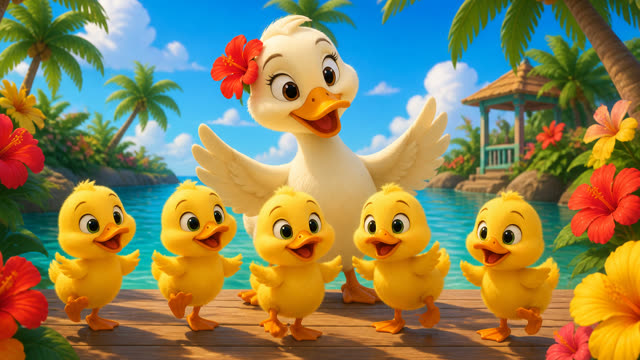 Scene 1 - 5 Little Ducks