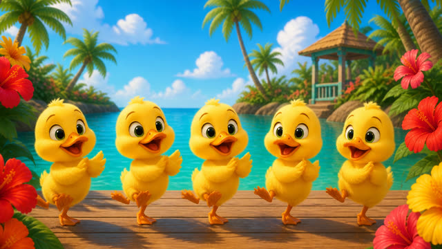Scene 2 - 5 Little Ducks