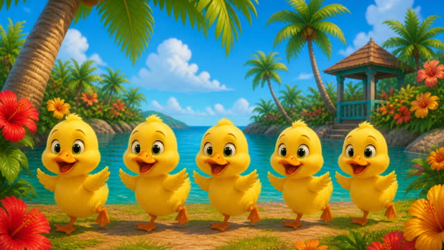 Scene 3 - 5 Little Ducks