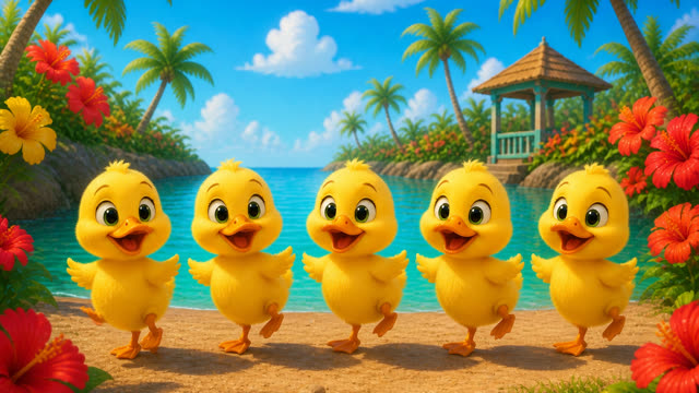 Scene 4 - 5 Little Ducks