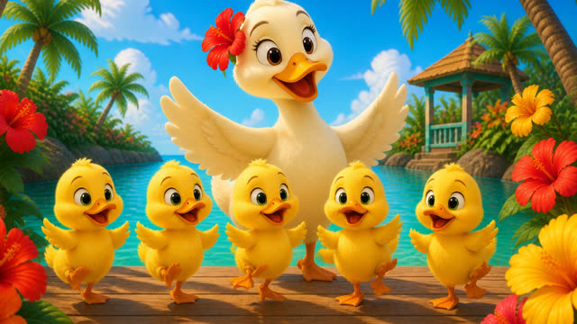 Scene 5 - 5 Little Ducks