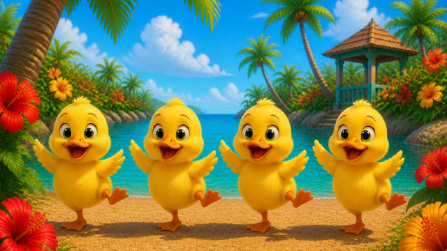 Scene 8 - 5 Little Ducks