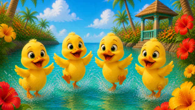 Scene 10 - 5 Little Ducks